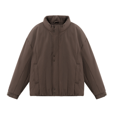 JHYQ美式复古立领短款羽绒服