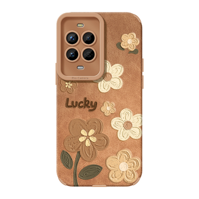 适用华为nova14手机壳咖色秋冬