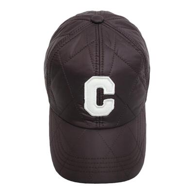 帽子鸭舌帽女字母冬季