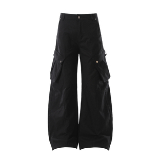 JADEQILIN美式复古解构小众设计感工装裤男女vibe宽松阔腿休闲裤