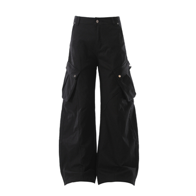 JADEQILIN美式复古解构小众设计感工装裤男女vibe宽松阔腿休闲裤