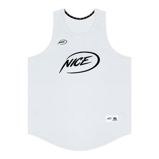 NICEID 篮球运动背心 宽松透气体育生健身训练背心 简约内搭舒适