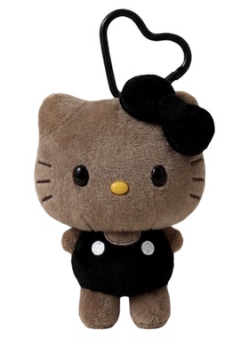 可爱黑皮短腿Kitty猫包挂件