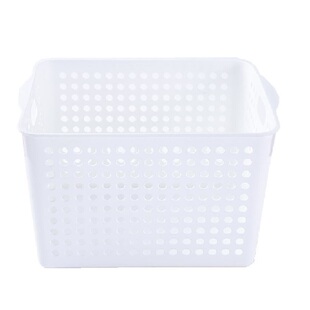 桌面收纳筐装书文件置物箱厨整理盒学生卫生间药品车载塑料杂物篮
