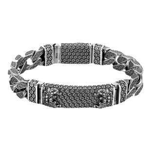 s925银复古唐玄甲雄狮纯银手链男士款高级感霸气个性国潮男生龙年