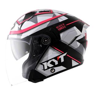 kyt头盔四分之三半盔四季摩托车安全帽男官方进口机车骑行女夏季