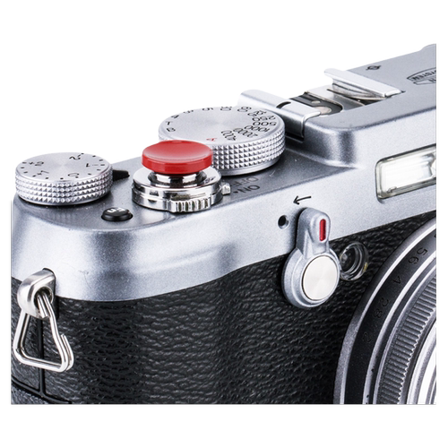 JJC 适用富士快门按钮X100T X100S X100V XPRO2 XPRO3 XT30 XE4 X100F XT20 XE3 X100F XT10纯铜相机按钮键