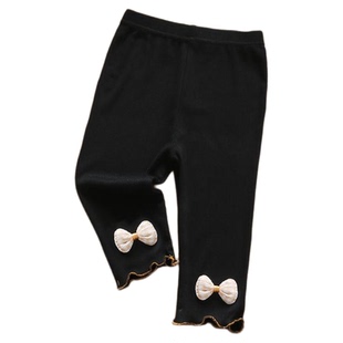 女童打底裤夏季薄款儿童弹力七分裤婴幼儿宝宝中小童透气裤子外穿