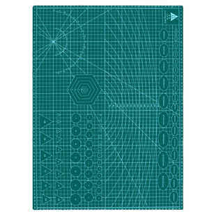 环美a1切割垫板双面刻度A2手工书写考试画画美工工作台绘画学生美术裁纸软桌垫防割板DIY大号模型刻刀雕刻板