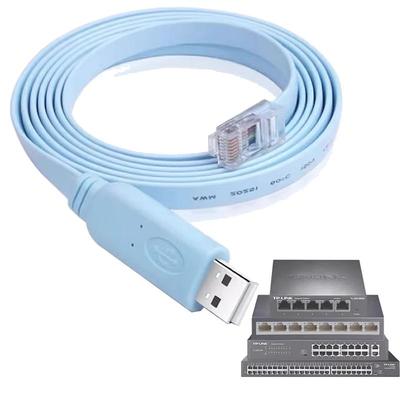 调试线usb转rj45usb转串口设置线