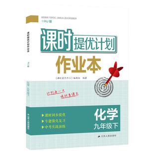 2026课时提优计划作业本九年级下册化学沪教版初中 生初三九下 学练优同步练习册学科知识与教学能力精练与提高必刷题实战演练书籍