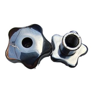 304手拧梅花手轮不锈钢国标锁紧螺母通孔机床把手非标旋钮螺母