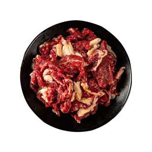 马晓马佳齐齐哈尔烤肉牛肉生牛肉东北烧烤食材拌肉新鲜半成品2斤