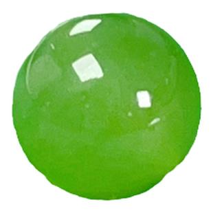 天然和田碧玉苹果绿圆散珠 乌兰海果绿色文玩多宝手串diy单颗配珠