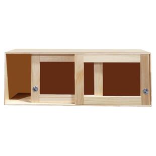 厨房推拉门全实木吊柜墙壁柜玻璃门木质阳台置物储物柜原木收纳柜