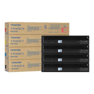 原装东芝T-FC415C-S黑彩碳粉盒