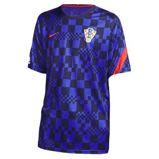 天朗足球 正品Nike/耐克2021赛季克罗地亚球员热身球衣CD2576-452