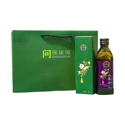 问顶康源高端纯山茶油物理压榨老人孕妇婴儿辅食用油250ml*6礼盒