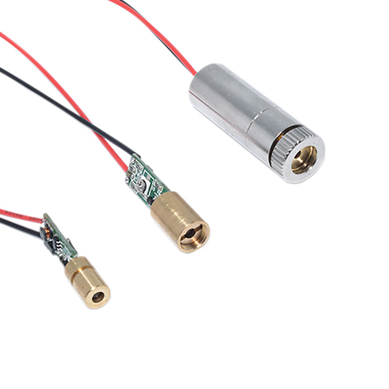 绿光点状激光头10mW激光模组 12MM/8MM/6MM直径激光管 绿色激光束