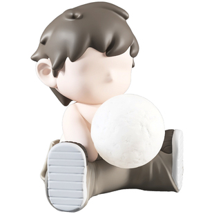 潮玩公仔桌面摆件客厅家居饰品卧室灯电视柜办公室摆设品乔迁新居