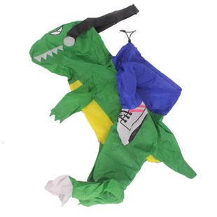 儿童充气恐龙衣服 男童霸王龙装扮服装裤子 小孩搞怪表演坐骑