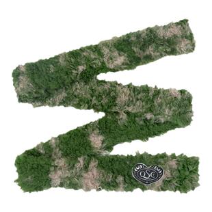 QUORRA S CHORD 原创设计苔藓绿扎染山羊绒仿皮草围巾围脖