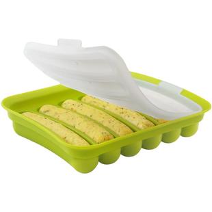 酷易香肠模具宝宝硅胶自制儿童蒸肉肠婴儿家用食品级辅食磨具蒸糕