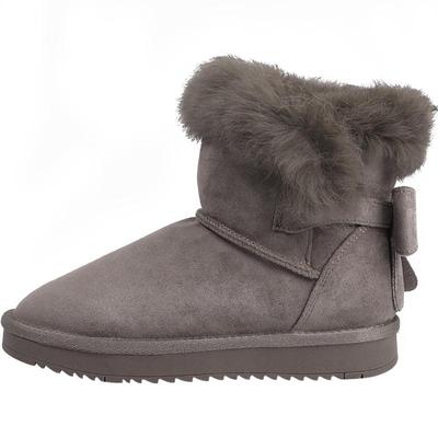 达芙妮雪地靴女冬季加绒加厚短靴