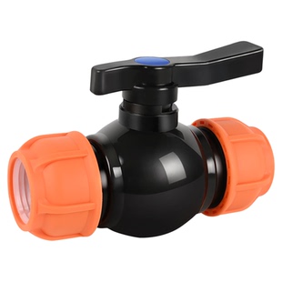 pe管球阀阀门开关水管接头配件大全4分6分一寸直通阀50快速活接头