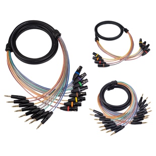 罗科斯通声卡卡农16芯多芯音频线缆音频12路信号缆音箱卡侬信号线