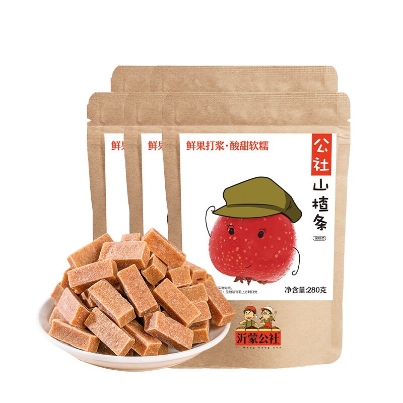沂蒙公社陈皮六物山楂条桑椹山楂零食无添加山楂果肉软块独小包装