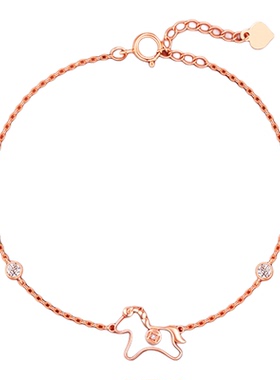 本命年礼物】马上有钱项链手链