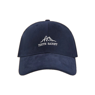 山峰刺绣棒球帽子女2025新款大头围显脸小百搭软顶加大加深鸭舌帽