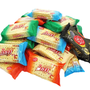 美丹苏打饼咸味整箱香葱芝麻多口味孕妇加餐零食品小包装休闲小吃