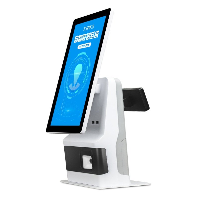 君容Z822双屏触摸收银机自助一体餐饮智能码商超收银机收银打印扫