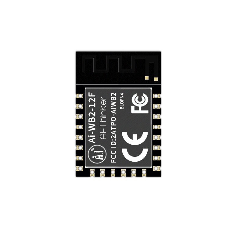 安信可WiFi蓝牙BLE二合一模块Ai-WB2-12F封装兼容ESP-12F串口透传