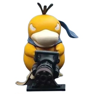 马路悍匪加特林可达鸭汽车中控台装饰摆件车外车顶车尾公仔手办