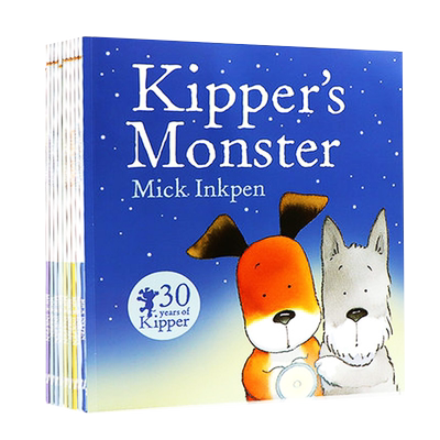 小狗奇普和怪兽10册 Kipper's Monster 廖彩杏书单 英文原版 绘本 儿童启蒙平装 套装 图画故事书 小狗卡皮 纯全英文正版英语书籍
