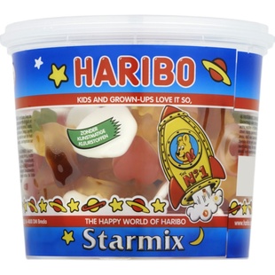 现货荷兰德国哈瑞宝Haribo Starmix全家福水果混合Q软糖爱心戒指