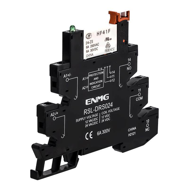 恩爵超薄中间继电器模块宏发HF41F小型片式模组5v24v直流固态底座