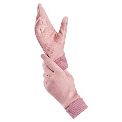 海澜之家麂皮手套男款冬季加绒