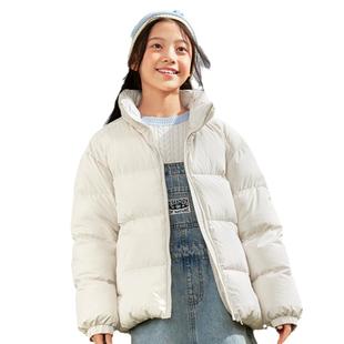 巴拉巴拉女童羽绒服中大童加厚外套儿童短款上衣冬装新款冬款童装