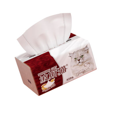 波斯猫420张大包抽纸整箱餐巾纸
