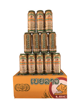 老挝黄啤酒beerlao整箱昆明