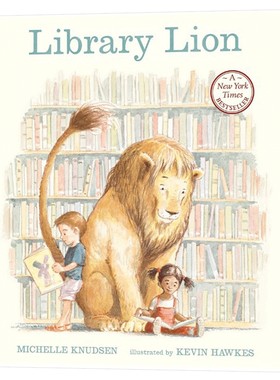 图书馆的狮子 英文原版绘本 Library Lion 儿童英语启蒙图画故事书 英文版进口原版书籍 Michelle Knudsen