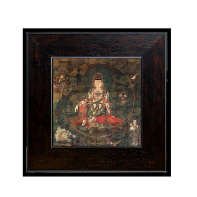 法海寺三大菩萨版画客厅装饰画