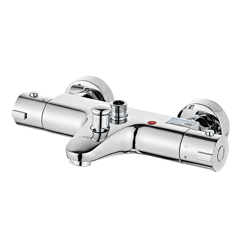 全铜冷热自动控温淋浴水龙头