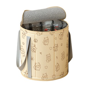 可折叠泡脚桶高深过小腿保温泡脚袋加厚家用便携式新款养生洗脚盆