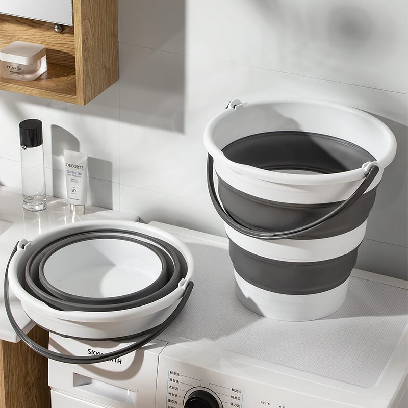 15L可折叠水桶车载洗车便携钓鱼家用水桶大容量塑料户外储水折叠