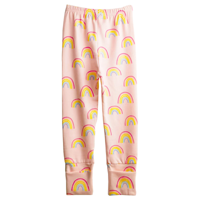 儿童包脚裤春秋纯棉长裤薄款男女宝宝长裤中大童夏连袜空调房睡裤